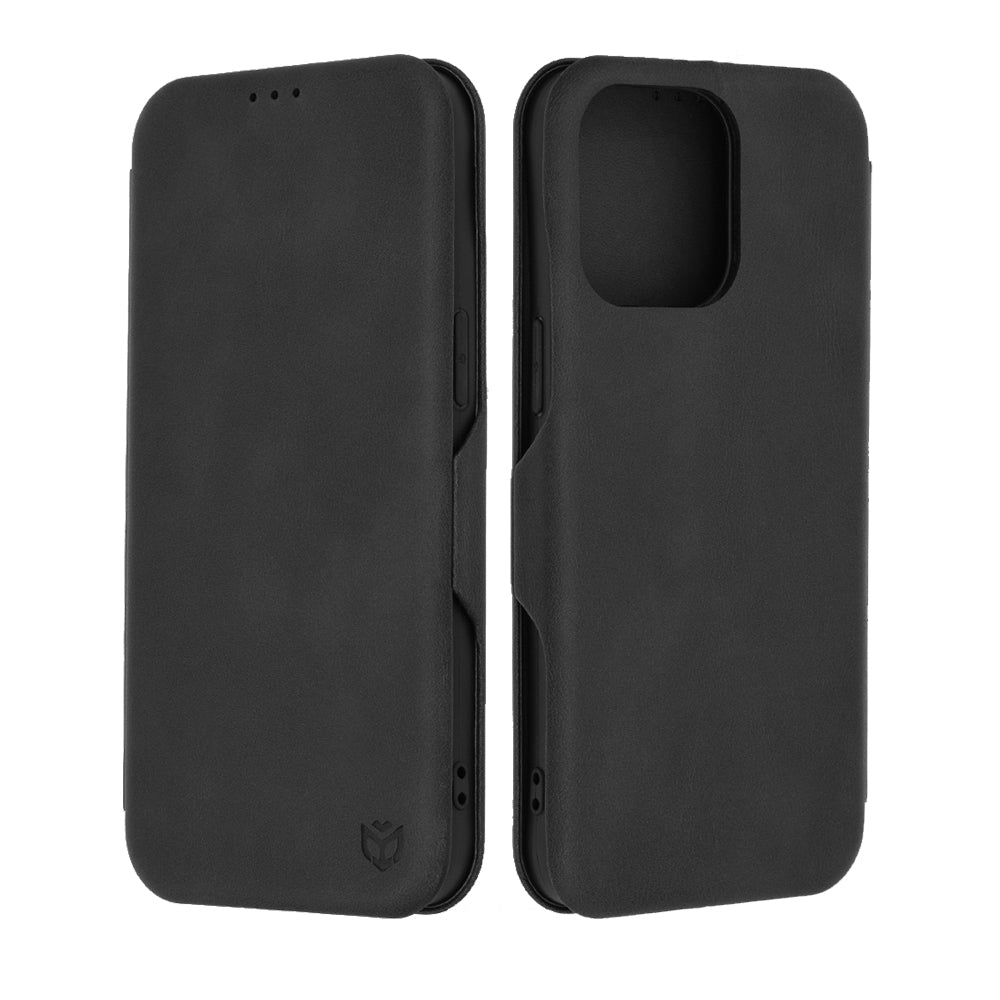 Husa pentru Apple iPhone 15 Pro Max, Techsuit, Safe Wallet Plus, Neagra