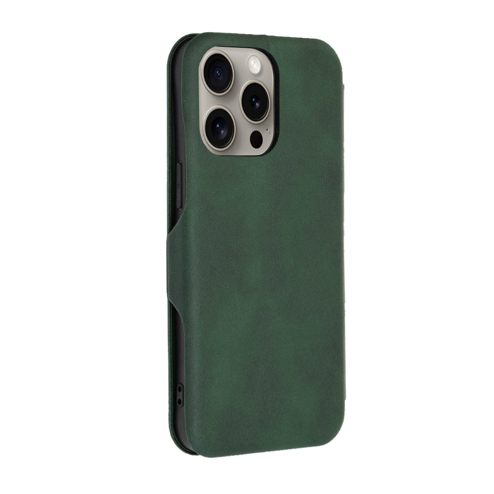 Husa pentru Apple iPhone 15 Pro Max, Techsuit, Safe Wallet Plus, Verde