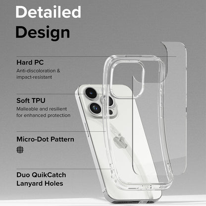 Husa pentru Apple iPhone 15 Pro, Ringke, Fusion, Transparenta