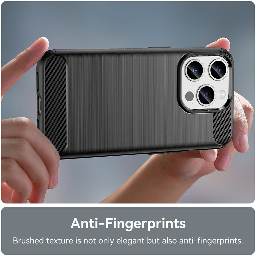 Husa pentru Apple iPhone 15 Pro, Techsuit, Carbon, Neagra