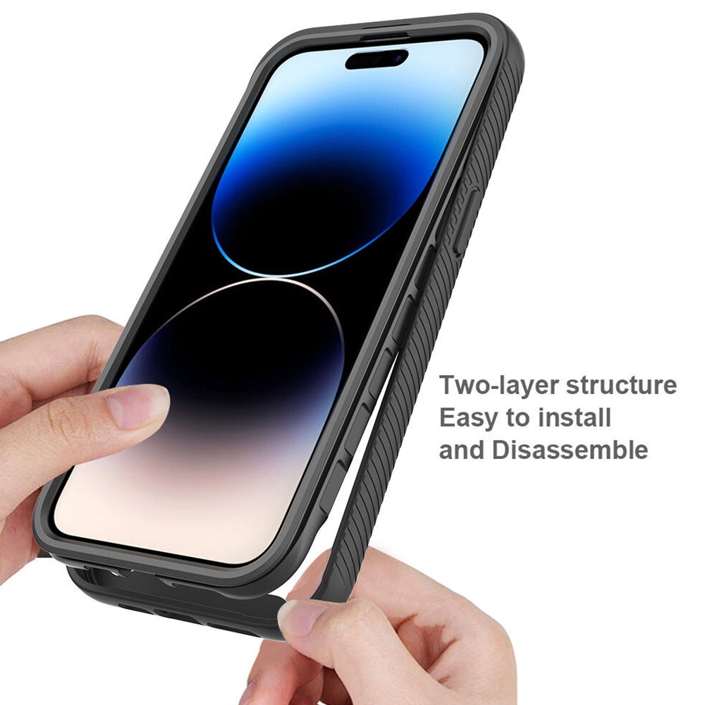 Husa pentru Apple iPhone 15 Pro, Techsuit, Defense360 Pro, Neagra