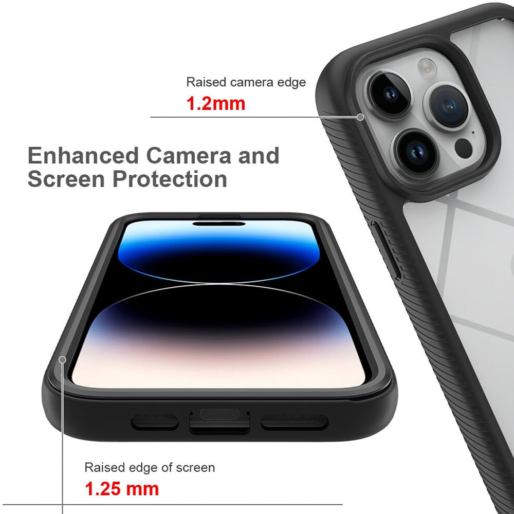 Husa pentru Apple iPhone 15 Pro, Techsuit, Defense360 Pro, Neagra