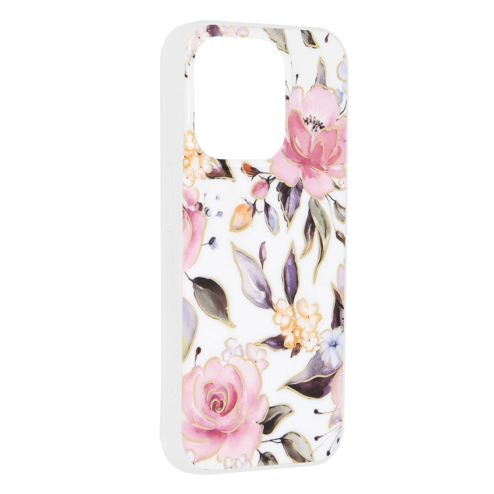 Husa pentru Apple iPhone 15 Pro, Techsuit, Marble, Alba