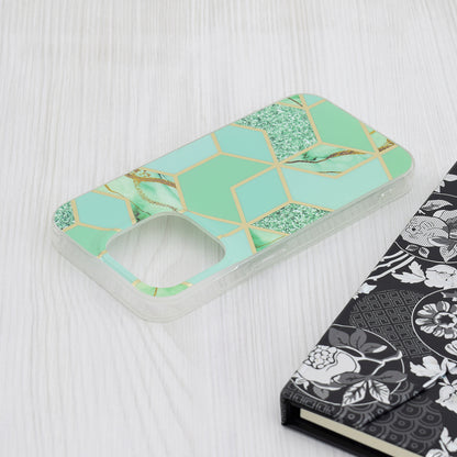 Husa pentru Apple iPhone 15 Pro, Techsuit, Marble, Verde