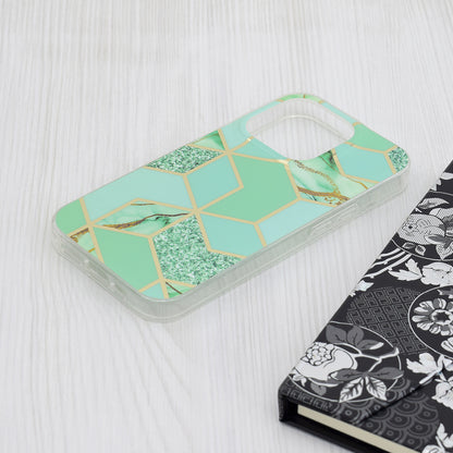 Husa pentru Apple iPhone 15 Pro, Techsuit, Marble, Verde