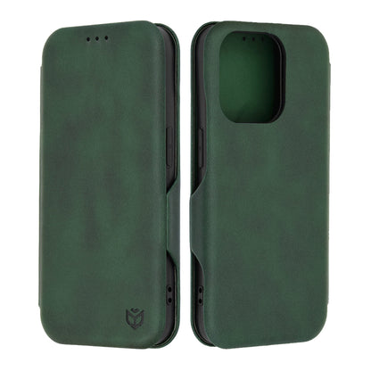 Husa pentru Apple iPhone 15 Pro, Techsuit, Safe Wallet Plus, Verde