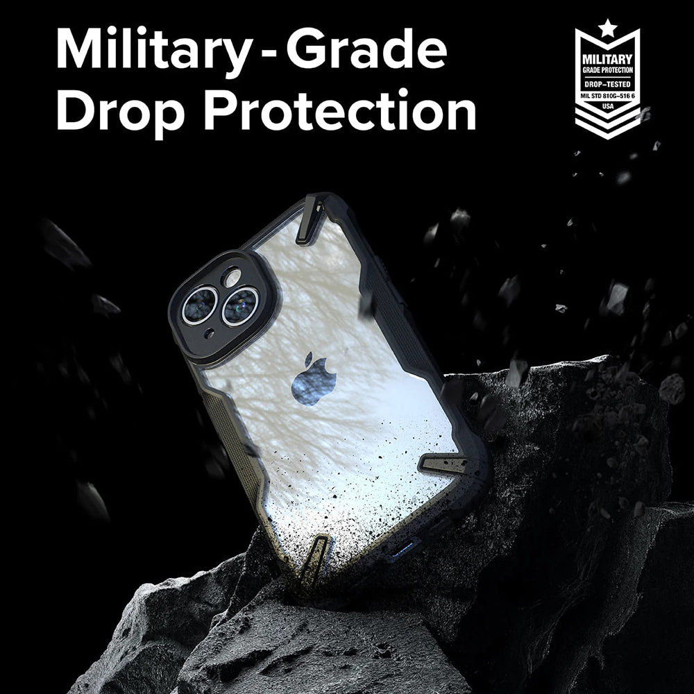 Husa pentru Apple iPhone 15, Ringke, Fusion X, Neagra