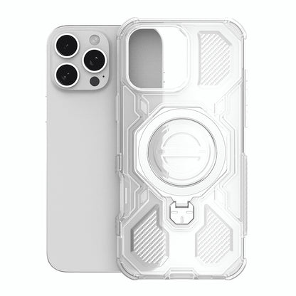 Husa pentru Apple iPhone 15, Techsuit, Carbon Shield Pro, Alba