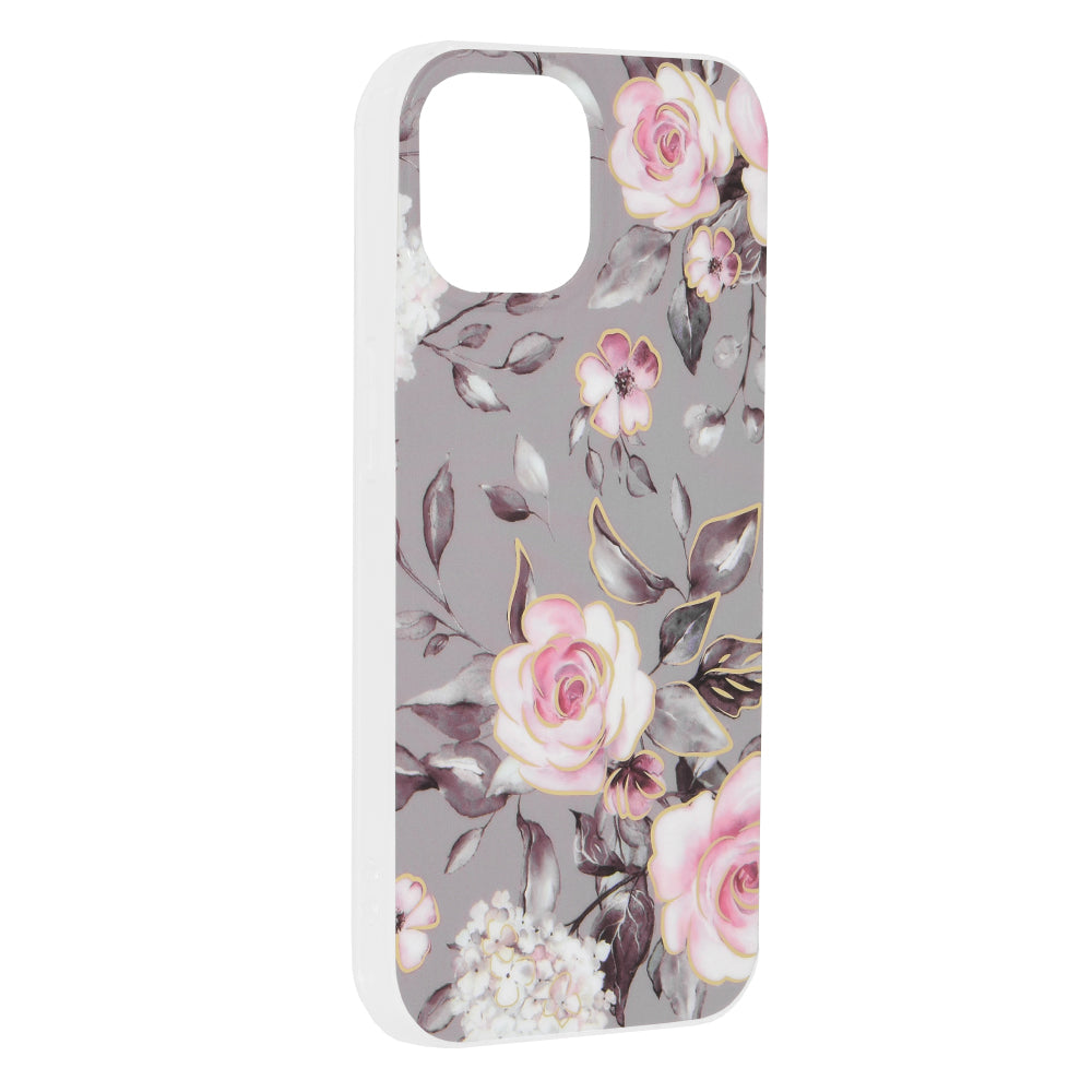 Husa pentru Apple iPhone 15, Techsuit, Marble, Gri