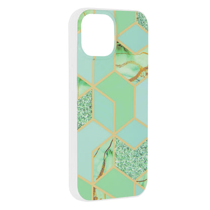 Husa pentru Apple iPhone 15, Techsuit, Marble, Verde