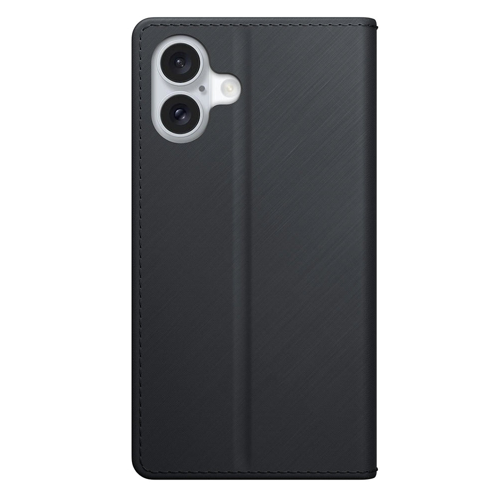 Husa pentru Apple iPhone 16, 3MK, Wallet, Neagra