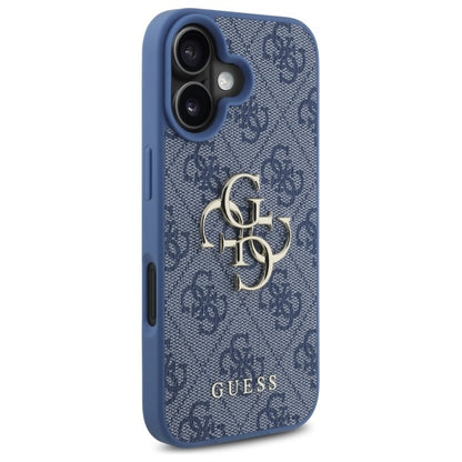 Husa pentru Apple iPhone 16, Guess, 4G Big Logo, Albastra