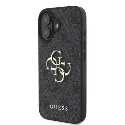 Husa pentru Apple iPhone 16, Guess, 4G Big Logo, Neagra