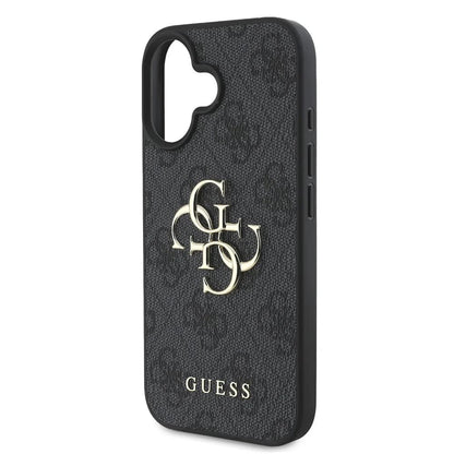 Husa pentru Apple iPhone 16, Guess, 4G Big Logo, Neagra