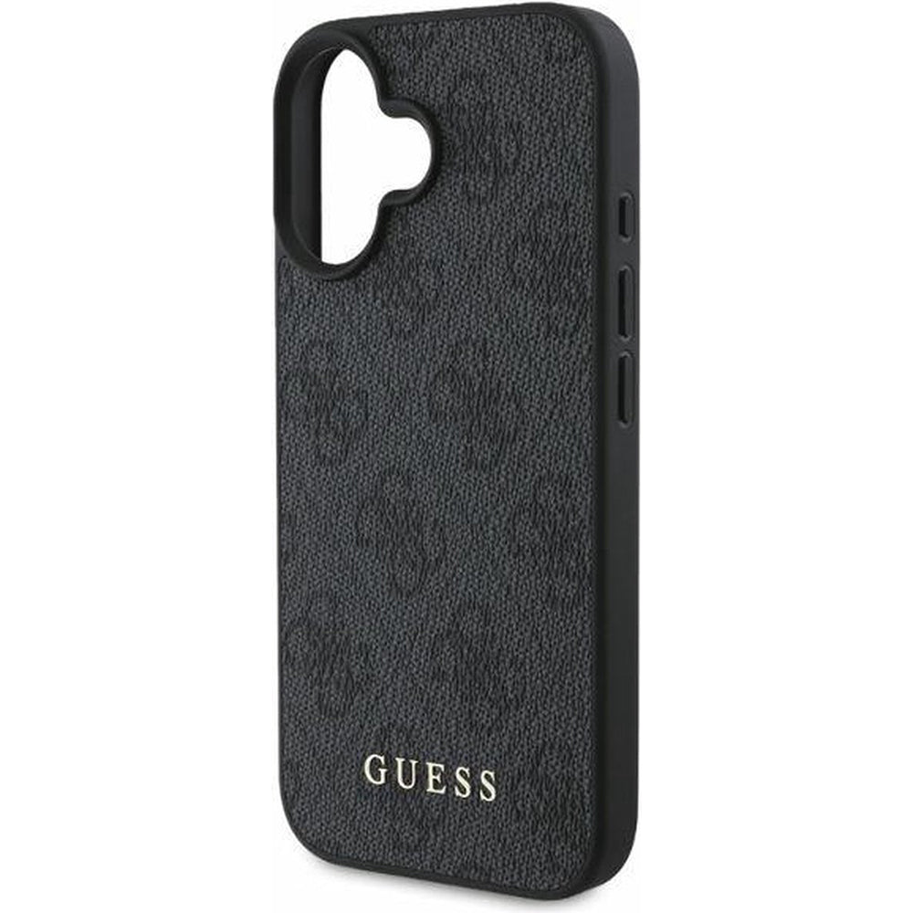 Husa pentru Apple iPhone 16, Guess, 4G Classic, Neagra