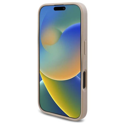 Husa pentru Apple iPhone 16, Guess, 4G Triangle Logo, Alba