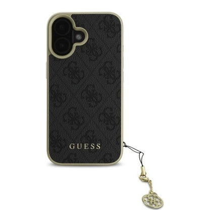 Husa pentru Apple iPhone 16 Plus, Guess, 4G Charm, Neagra