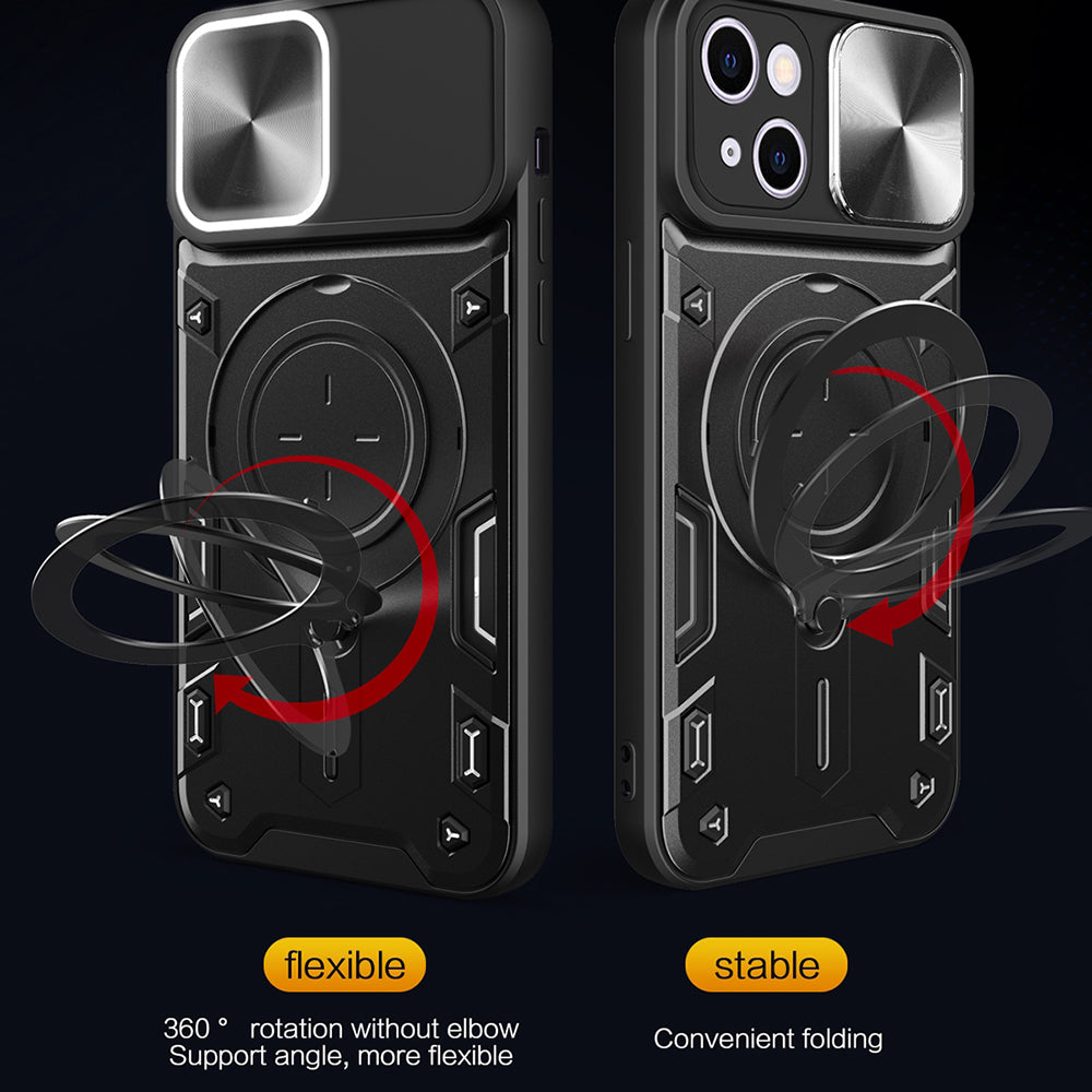 Husa pentru Apple iPhone 16 Plus, Techsuit, CamGuard Pro, Mov