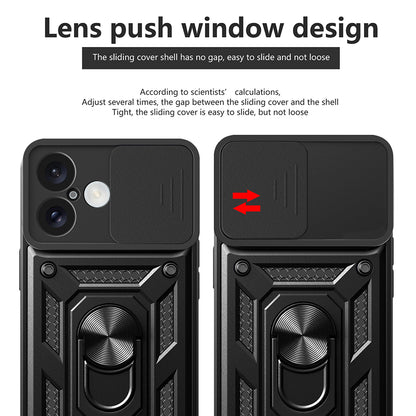 Husa pentru Apple iPhone 16 Plus, Techsuit, CamShield, Albastra