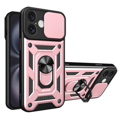 Husa pentru Apple iPhone 16 Plus, Techsuit, CamShield, Roz