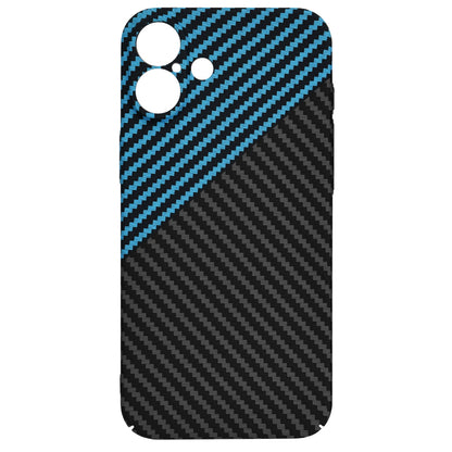 Husa pentru Apple iPhone 16 Plus, Techsuit, Carbonite FiberShell, Neagra Bleu
