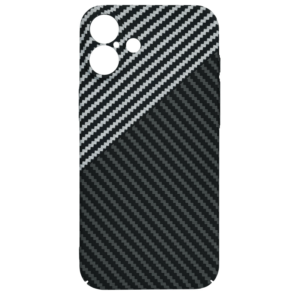 Husa pentru Apple iPhone 16 Plus, Techsuit, Carbonite FiberShell, Neagra Gri
