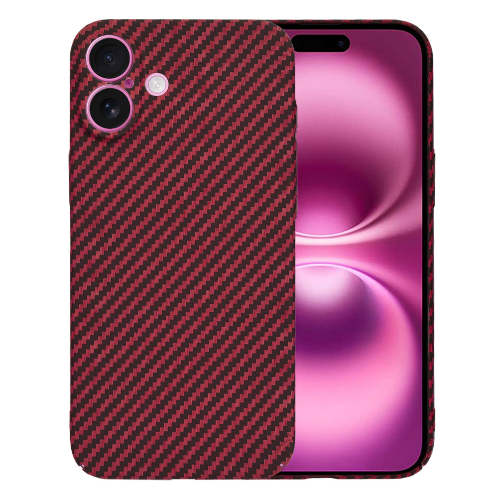 Husa pentru Apple iPhone 16 Plus, Techsuit, Carbonite FiberShell, Rosie