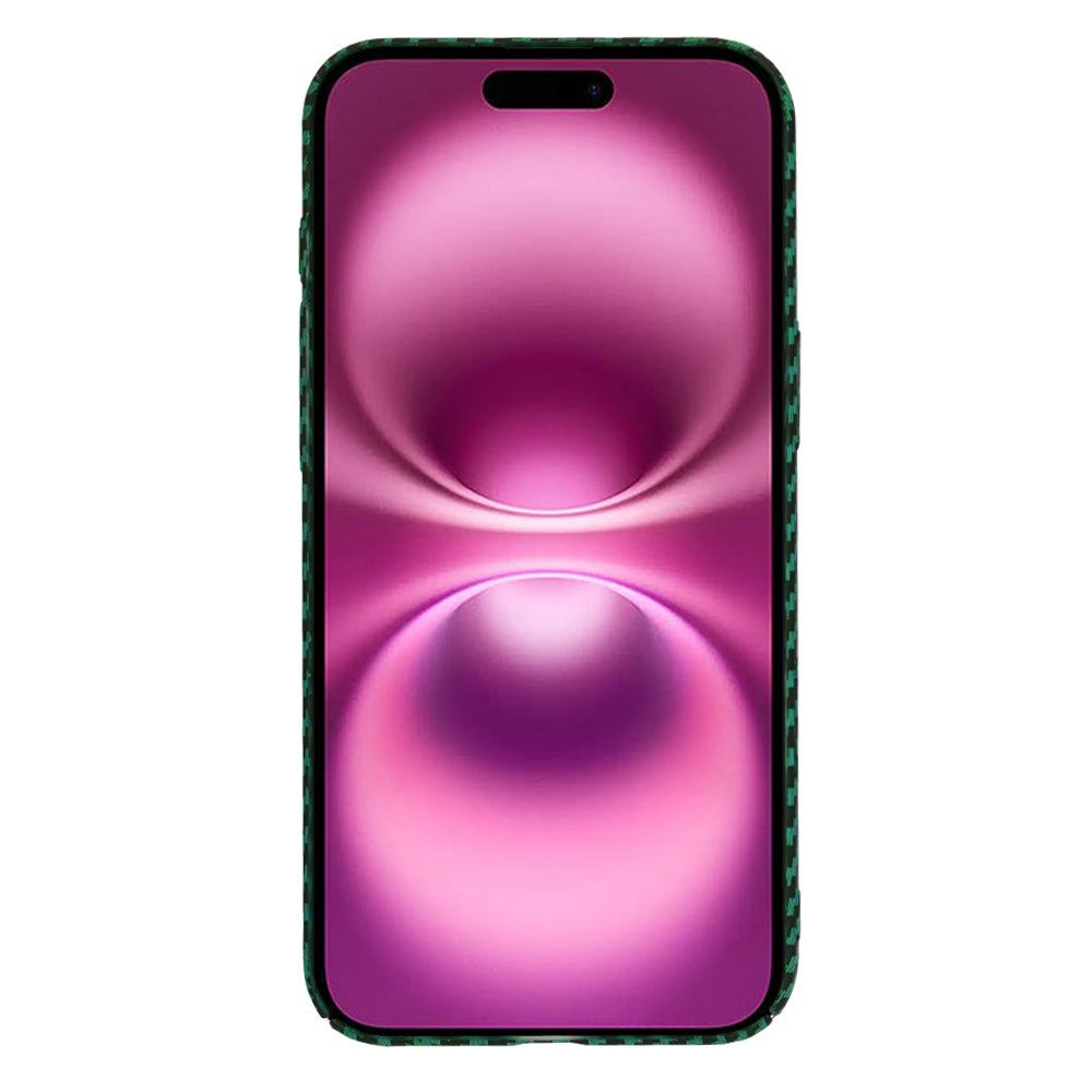 Husa pentru Apple iPhone 16 Plus, Techsuit, Carbonite FiberShell, Verde