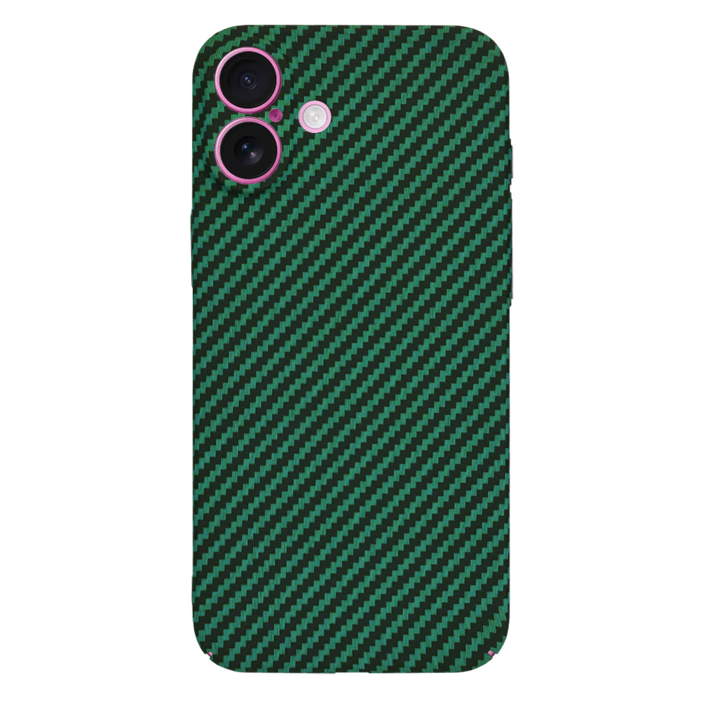 Husa pentru Apple iPhone 16 Plus, Techsuit, Carbonite FiberShell, Verde