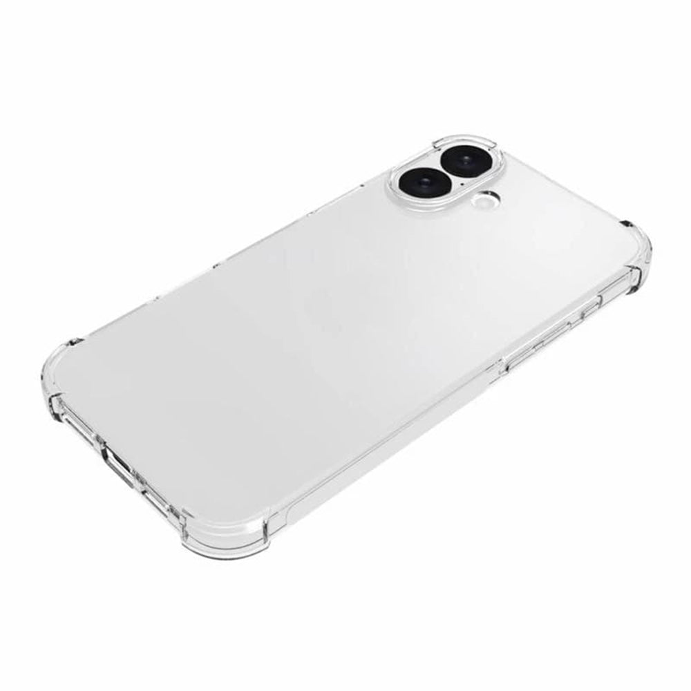 Husa pentru Apple iPhone 16 Plus, Techsuit, Shockproof Clear (Big Lens Hole), Transparenta