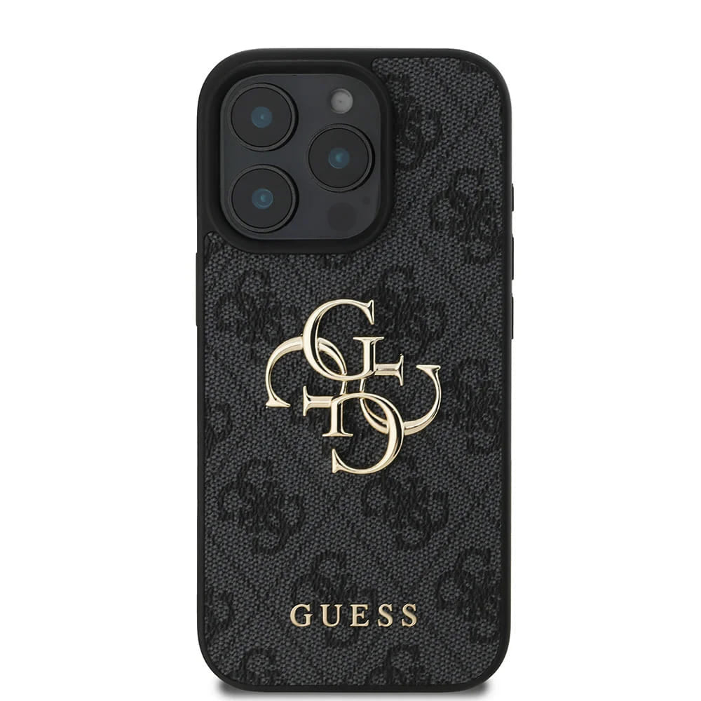 Husa pentru Apple iPhone 16 Pro, Guess, 4G Big Logo, Neagra