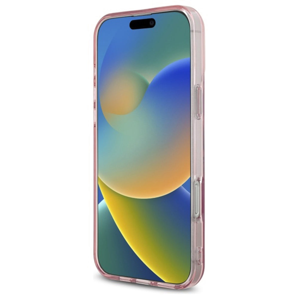 Husa pentru Apple iPhone 16 Pro, Guess, IML Heart, Roz
