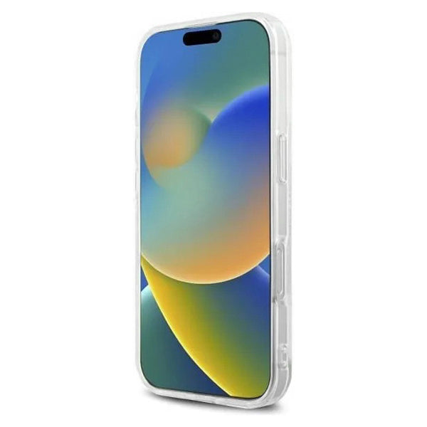 Husa pentru Apple iPhone 16 Pro, Karl Lagerfeld, IML Rhinestones Karl's Head, Transparenta