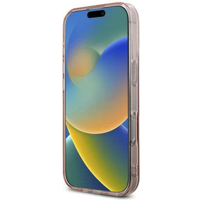 Husa pentru Apple iPhone 16 Pro, Karl Lagerfeld, IML Rhinestones Pink Logo, Roz