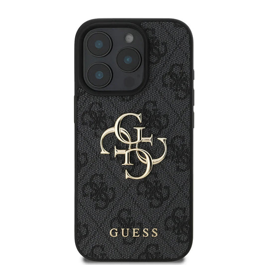Husa pentru Apple iPhone 16 Pro Max, Guess, 4G Big Logo, Neagra