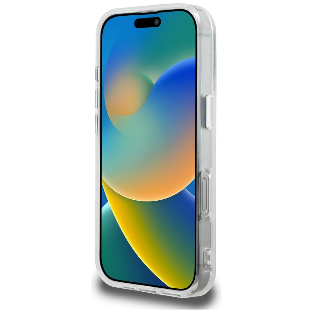 Husa pentru Apple iPhone 16 Pro Max, Karl Lagerfeld, IML Aquarelle Logo Karl & Choupette, Alba