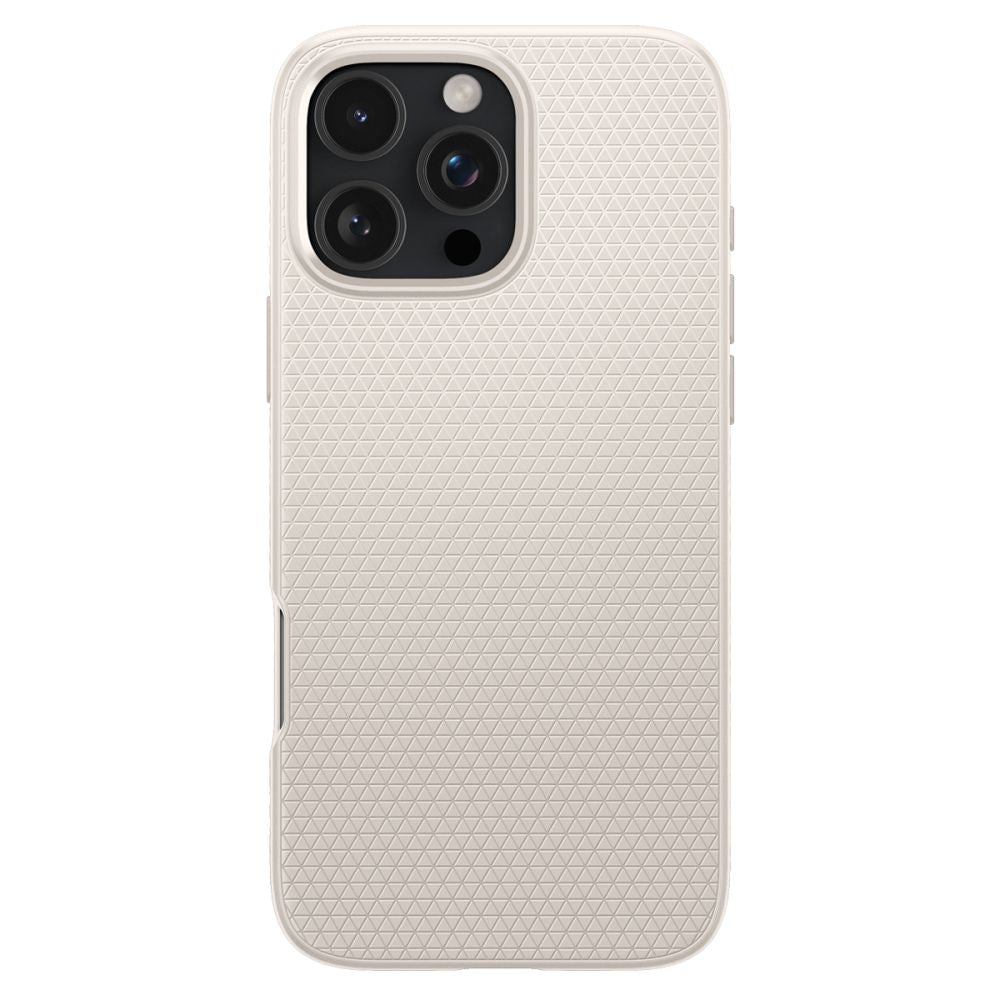 Husa pentru Apple iPhone 16 Pro Max, Spigen, Liquid Air, Bej