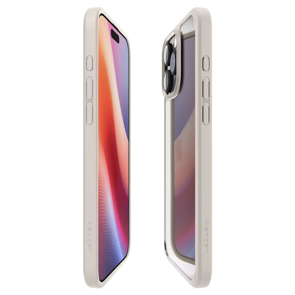 Husa pentru Apple iPhone 16 Pro Max, Spigen, Ultra Hybrid, Bej ACS08385