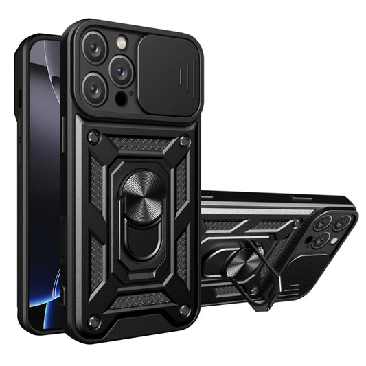 Husa pentru Apple iPhone 16 Pro Max, Techsuit, CamShield, Neagra