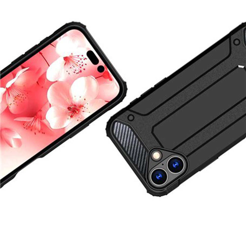 Husa pentru Apple iPhone 16 Pro Max, Techsuit, Hybrid Armor, Neagra