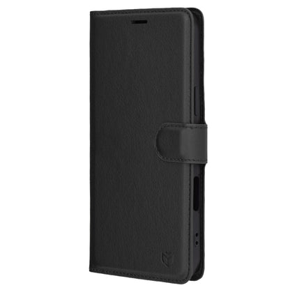 Husa pentru Apple iPhone 16 Pro Max, Techsuit, Leather Folio, Neagra