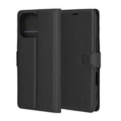 Husa pentru Apple iPhone 16 Pro Max, Techsuit, Leather Folio, Neagra