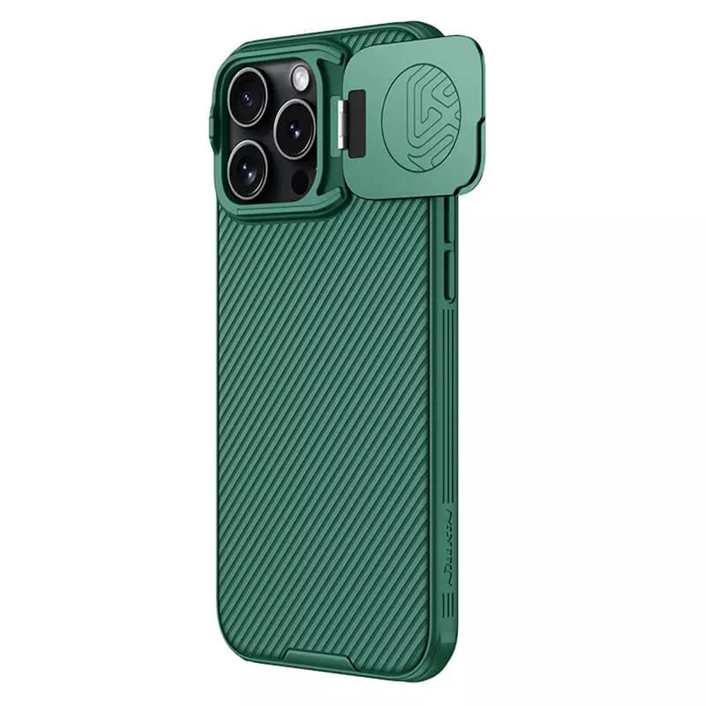Husa pentru Apple iPhone 16 Pro, Nillkin, CamShield Prop, Verde
