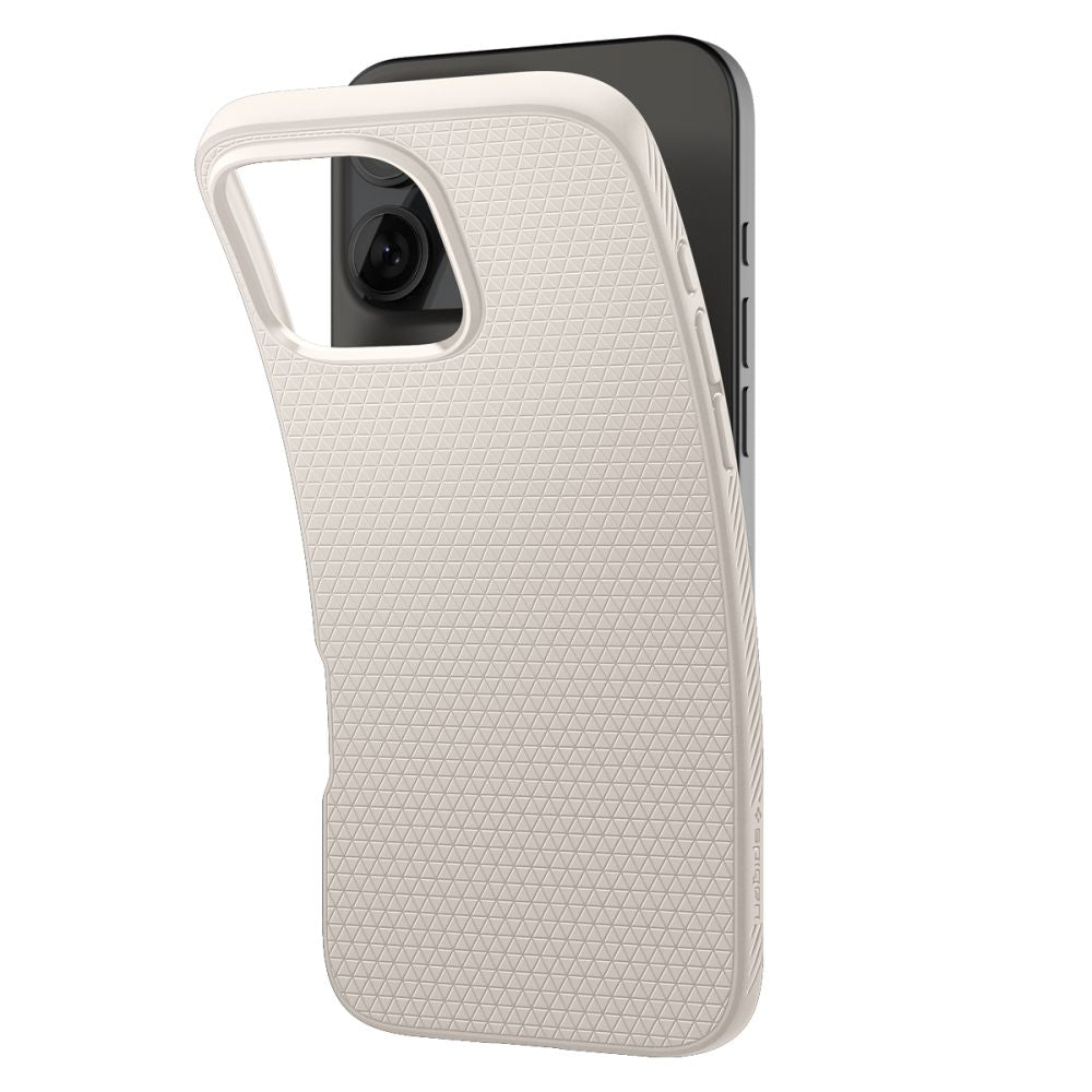 Husa pentru Apple iPhone 16 Pro, Spigen, Liquid Air, Bej ACS08120