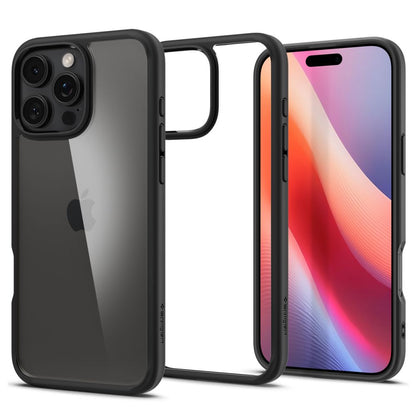 Husa pentru Apple iPhone 16 Pro, Spigen, Ultra Hybrid, Neagra Mata