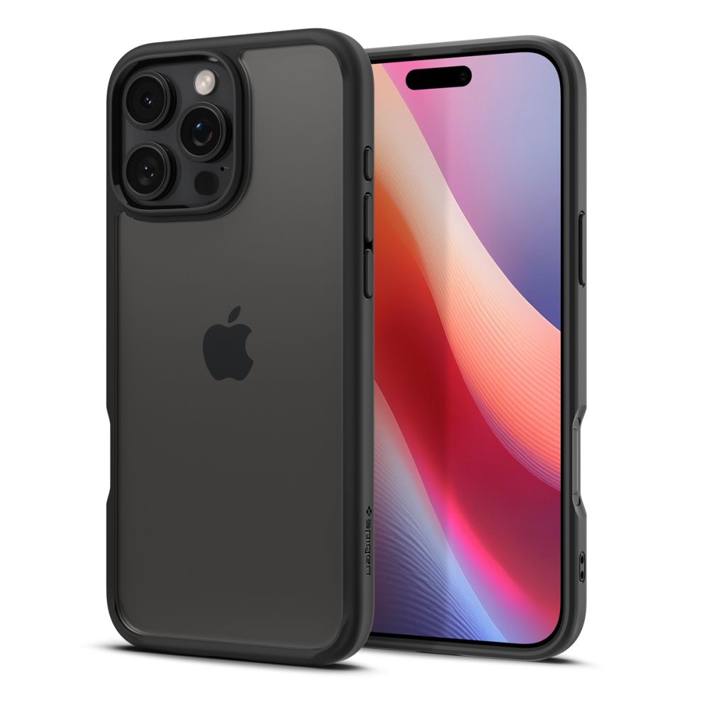 Husa pentru Apple iPhone 16 Pro, Spigen, Ultra Hybrid, Neagra Mata