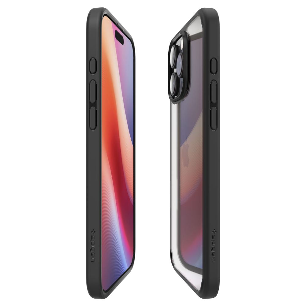 Husa pentru Apple iPhone 16 Pro, Spigen, Ultra Hybrid, Neagra Mata