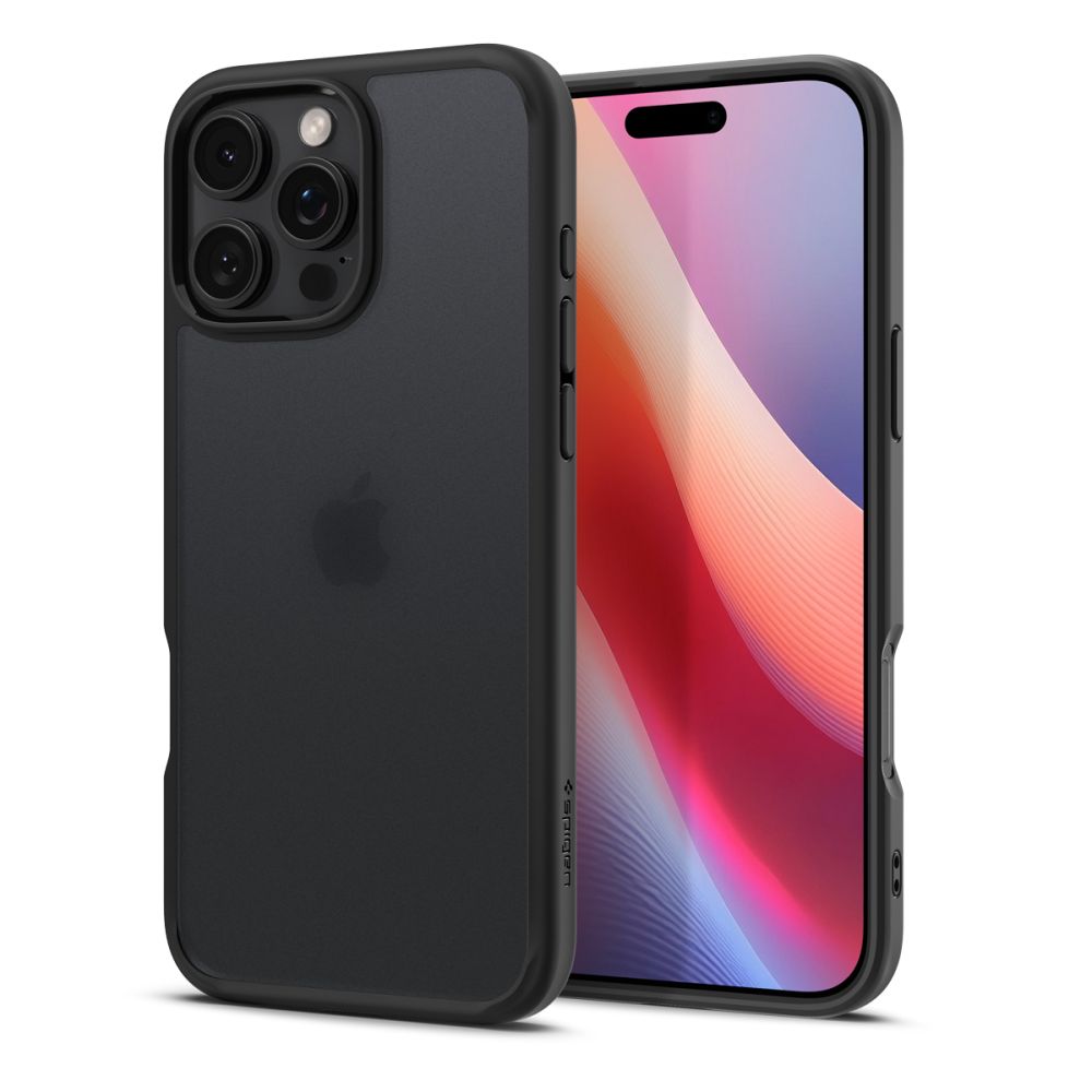 Husa pentru Apple iPhone 16 Pro, Spigen, Ultra Hybrid, Neagra Satinata ACS08124