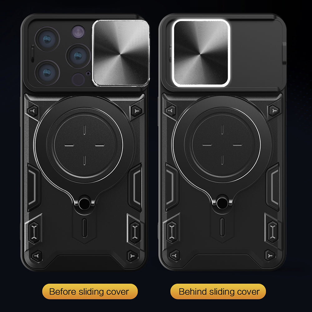 Husa pentru Apple iPhone 16 Pro, Techsuit, CamGuard Pro, Neagra