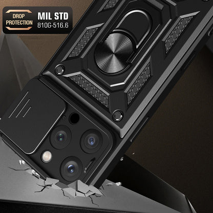 Husa pentru Apple iPhone 16 Pro, Techsuit, CamShield, Roz